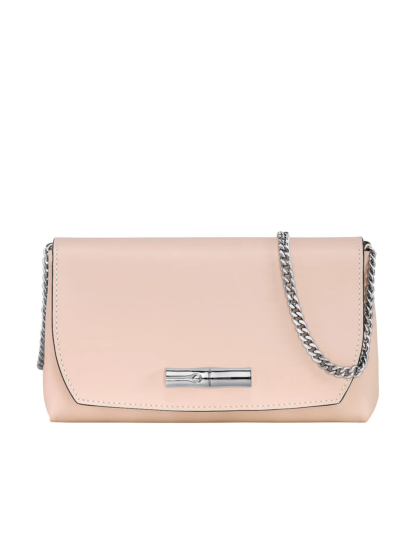 LONGCHAMP | Roseau Clutch, Pale Pink | 